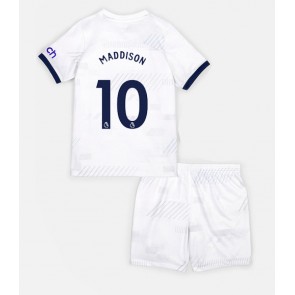 Tottenham Hotspur James Maddison #10 Replica Home Stadium Kit for Kids 2023-24 Short Sleeve (+ pants)